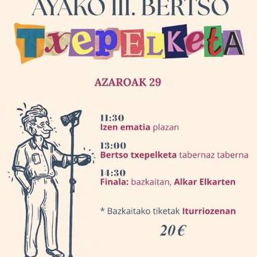 Aiako III. Bertso Txepelketa