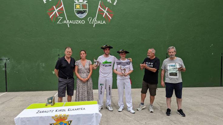 Eskudero-Urruzola bikoteak irabazi du Zaporra memoriala