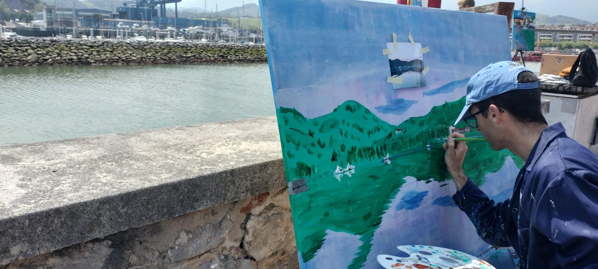 Kaleko pintura lehiaketako lanak bihar arte izango dira ikusgai