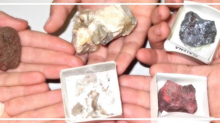 Azaroaren 4an mineralen tailerra Algorrin